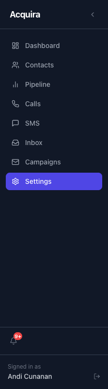 Saved views screenshot